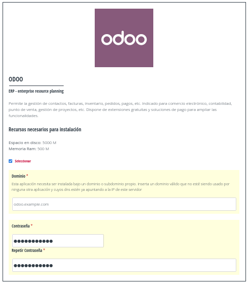 Install Odoo